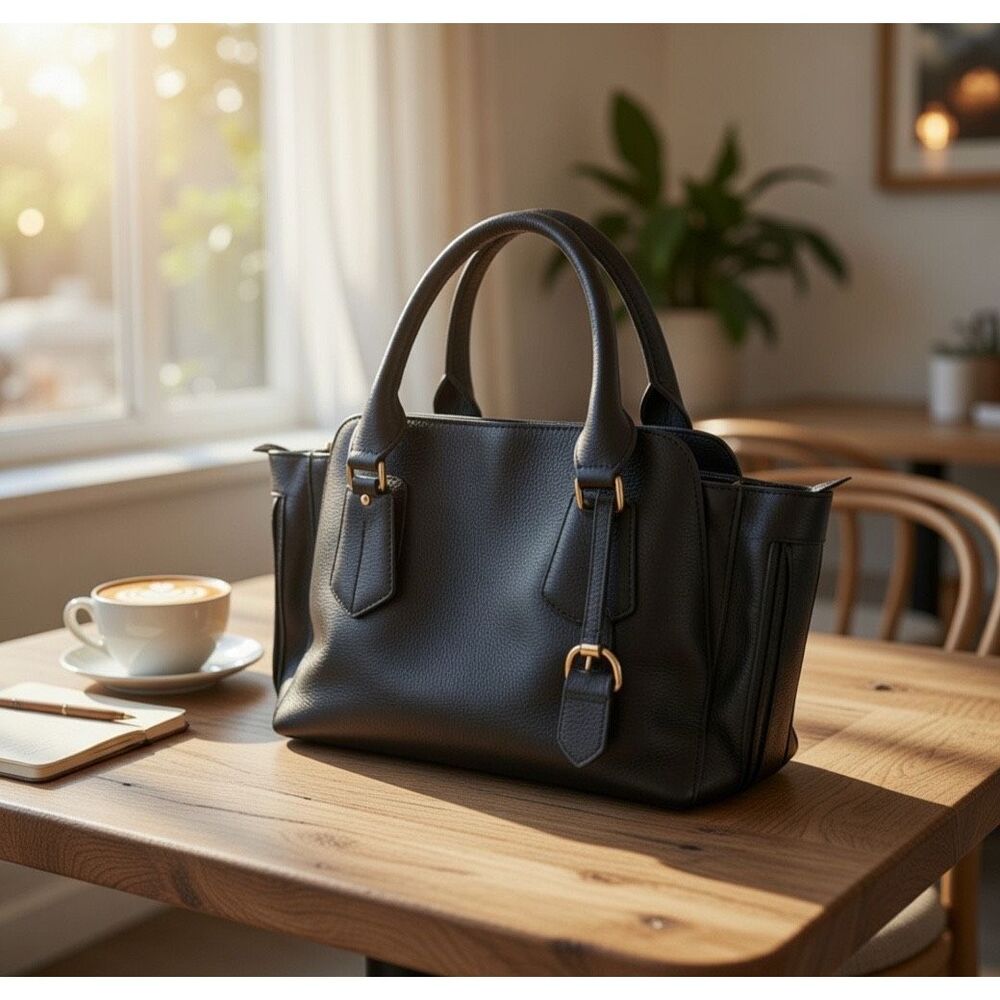 Bulldog Concealed Carry Satchel Style Purse with Holster Black - BDP-020